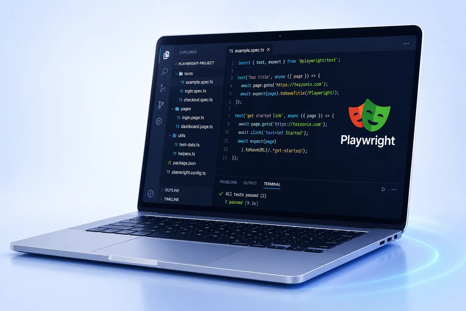 playwright automation online training tezzonix
